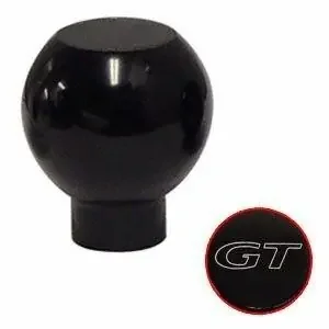 UPR 79-04 Mustang Billet Shift Knob GT Logo (Black)
