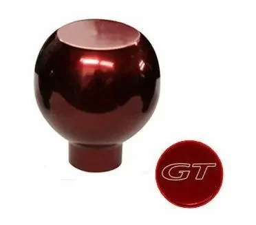 UPR 79-04 Mustang Billet Shift Knob GT Logo (Red)