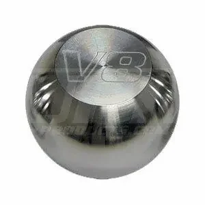 UPR 79-04 Mustang Billet Shift Knob Large Flat Top (V8 Logo)