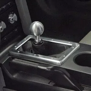 UPR Mustang Billet Shifter Bezel Kit Satin