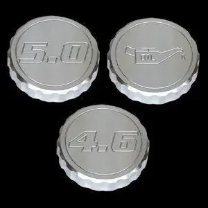 UPR Scalloped Oil Cap Cover w/Oil Fill Logo Polished