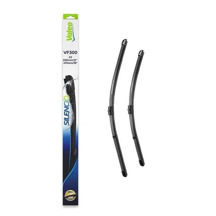 Valeo 574301 (Vm300) Silencio X-Trm Wiper Blade Set – 21‘‘/19‘‘ (Pack Of 2)