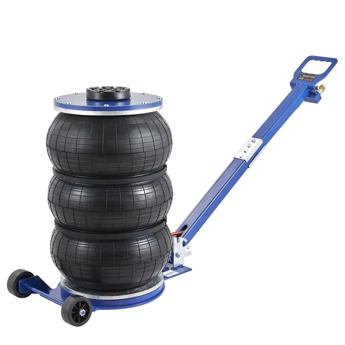 Vevor Air Jack, 5 Ton/11000 Lbs Triple Bag Air Jack, Airbag Jack With Six Steel Pipes, Lift Up To 18.5 Inch/470 Mm, 3-5 S Fast L