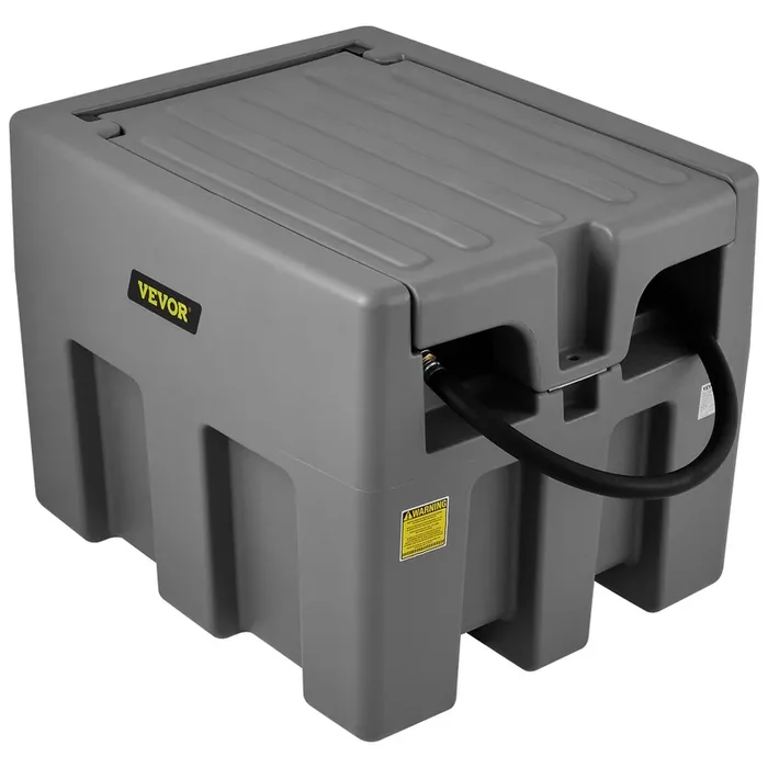 Vevor New Portable Diesel Tank, 58 Gallon Capacity & 10 Gpm Flow Rate, Diesel Fuel Tank With 12V Electric Transfer Pump And 13.1Ft Rubber Hose, Pe Diesel Transfer Tank For Easy Fuel Transportation