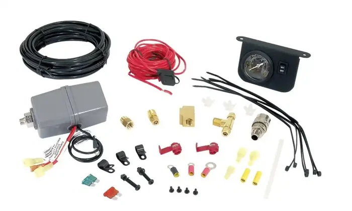 VIAIR 20055 Onboard Air Hookup Kit 30 Amp 90 psi/120 psi For 12V. System Only