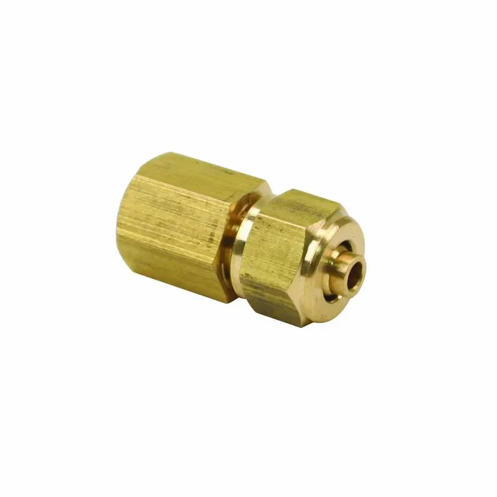 Viair 92838 1/8‘‘ Female Npt To 1/4‘‘ Compression Fitting For 1/4‘‘ Air Line , Gold