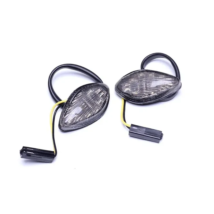 Vofono Turn Signal Compatible With For Honda Grom 2013-2019 Front Amber Flush 12 Led Turn Signals Blinkers Pack Of 2