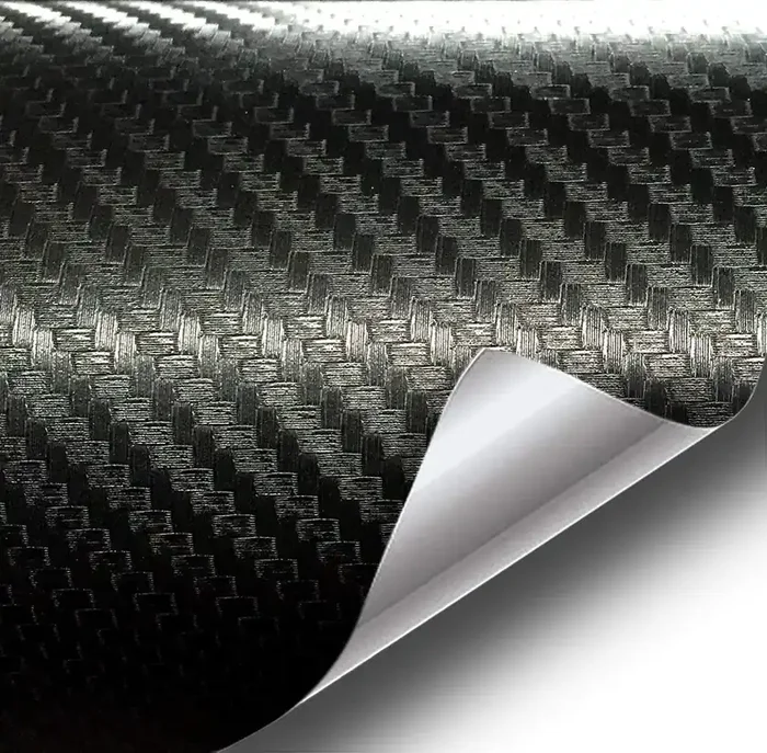 Vvivid Xpo Black Carbon Fiber Car Wrap Vinyl Roll With Air Release Technology (4Ft X 5Ft)