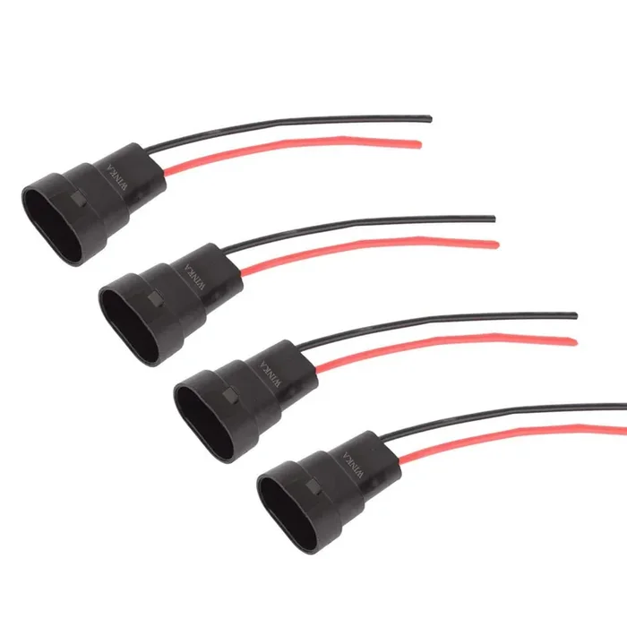 Winka 9005/9006/H10 Male Adapter Wiring Harness Sockets Pre-Wired Connector Plug Socket For Car Fog Light