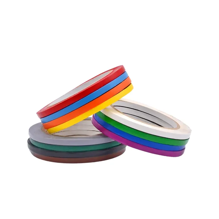 Wod Vtc365 Rainbow Pack Vinyl Pinstriping Tape, 1/4 Inch X 36 Yds. (Pack Of 12) For School Gym Marking Floor, Crafting, & Stripp
