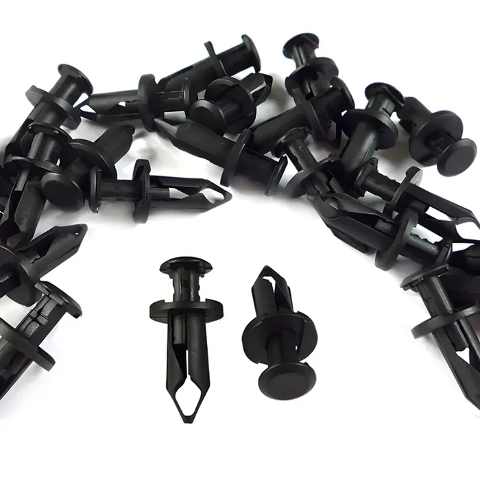 Woodzdon Pack Of 100 Replacement For Can Am 293150089 Atv Utv Fit 8Mm 5/16 Inch Hole Fender Rivet Plastic Clip Push Pin Splash Guard Body Panel Retainer Motorcycle Black Nylon Fastener For Bombardier