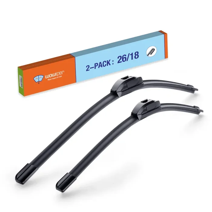 Wowiper Wiper Blades 26‘‘ + 18‘‘ Automotive Replacement Windshield Wiper Blades For My Car Premium All-Seasons Oe Quality Wipers