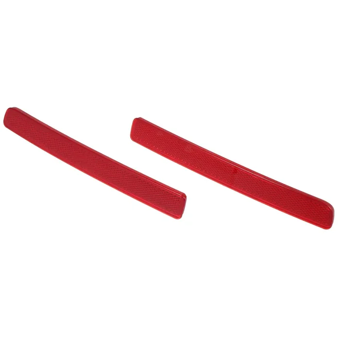 X Autohaux 1 Pair Rear Left Right Bumper Reflector Light Cover For Range Rover Sport L320 Lr4 2010-2013 Xff500020 Xff500030 Red