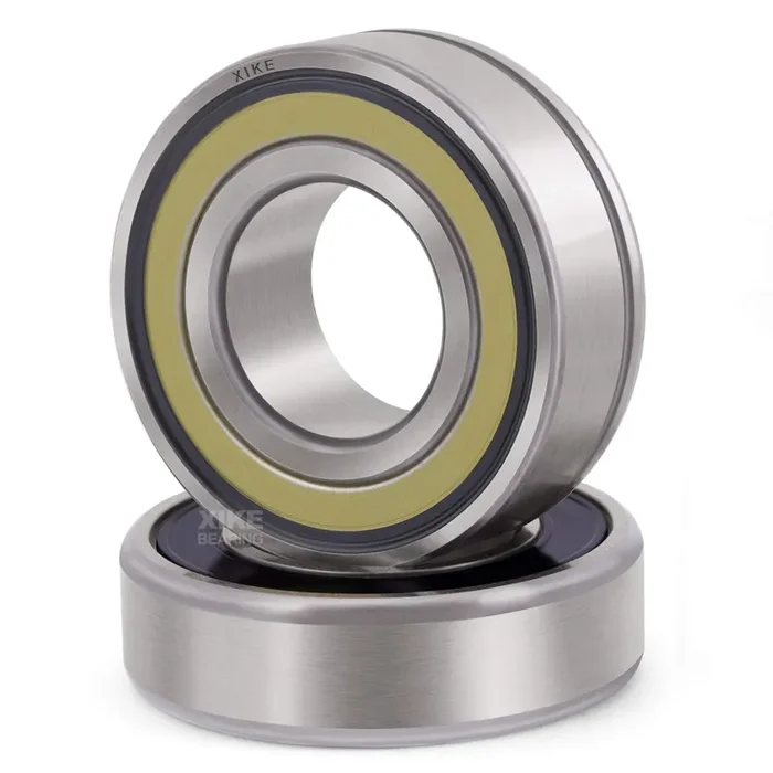 Xike 189-56 High Torque Bearing Kit, Eliminates Lateral Walking Of The Mmainshaft Race, Compatible Harley Davidson 1985-2007 Big