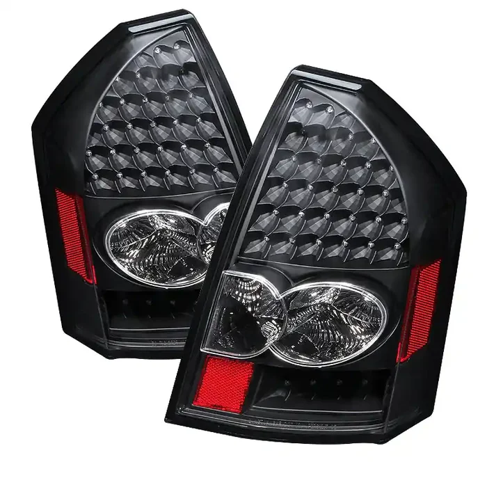XTUNE POWER 9027512 Chrysler 300C 05 07 LED Tail Lights Black