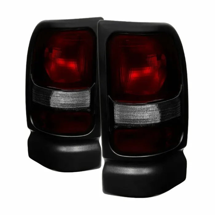 XTUNE POWER 9029813 Dodge Ram 1500 94 01 (Don?t Fit Sport Package) Ram 2500 3500 94 02 Tail Lights Red Smoked