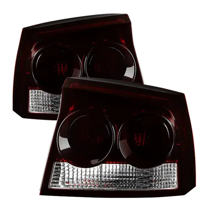 XTUNE POWER 9033544 Dodge?Charger 2009 2010 OEM Style Tail Lights Red Smoked