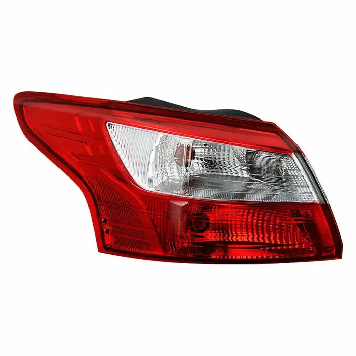 XTUNE POWER 9945762 Ford Focus 12 14 4Dr Driver Side Tail Lights Signal PV21W(Included) ; Brake P21(Included) OE Outer Left