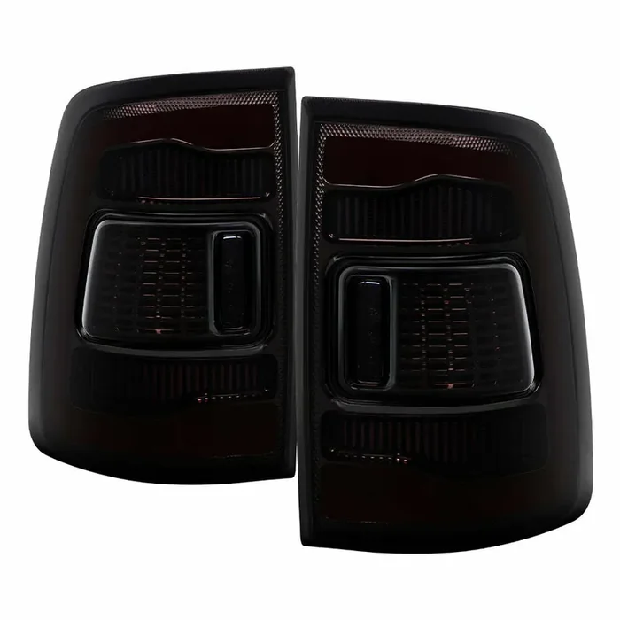 XTUNE POWER 9951992 Dodge Ram 1500 09 18 Ram 2500 3500 10 19 LED Tail Lights Incandescent Model only ( Not Compatible With LED Model ) Black Smoke Lens