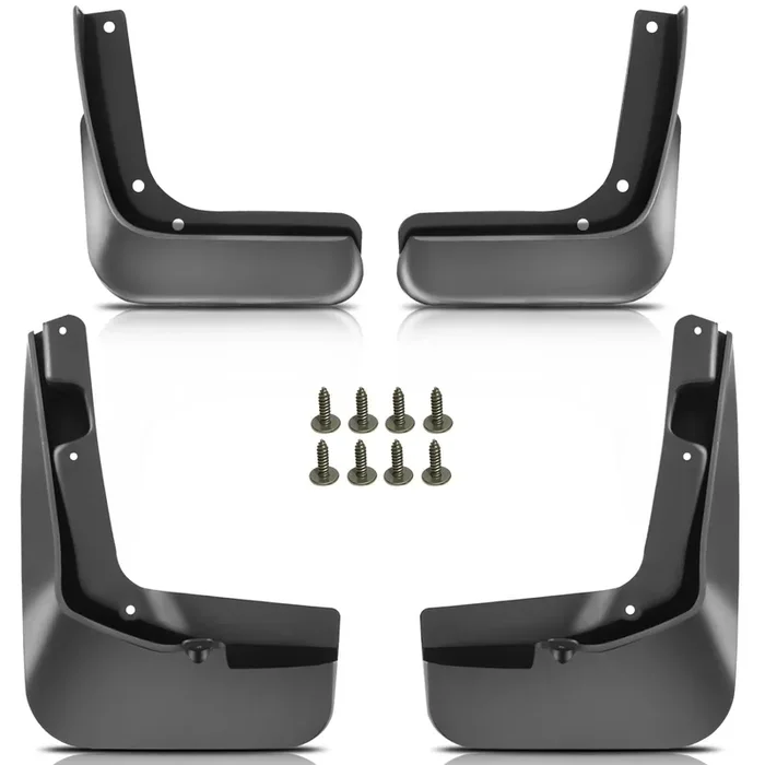 Yhtauto Set Of 4 Mud Flaps Splash Guards Accessories Replacement For Ford Fusion 2013-2018 Sedan, Front And Rear Lh Rh, Black