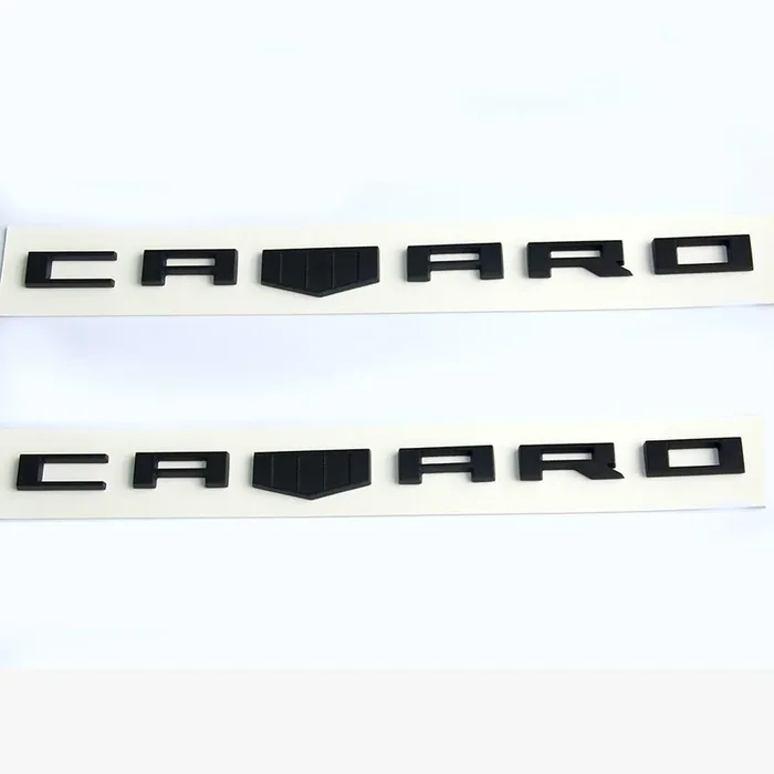 Yoaoo 2Pack Oem Zl1 1Le Emblem Badges 3D Letter Compatible With Zl1 1Le Rs Ss Z28 Redline Style Matte Black