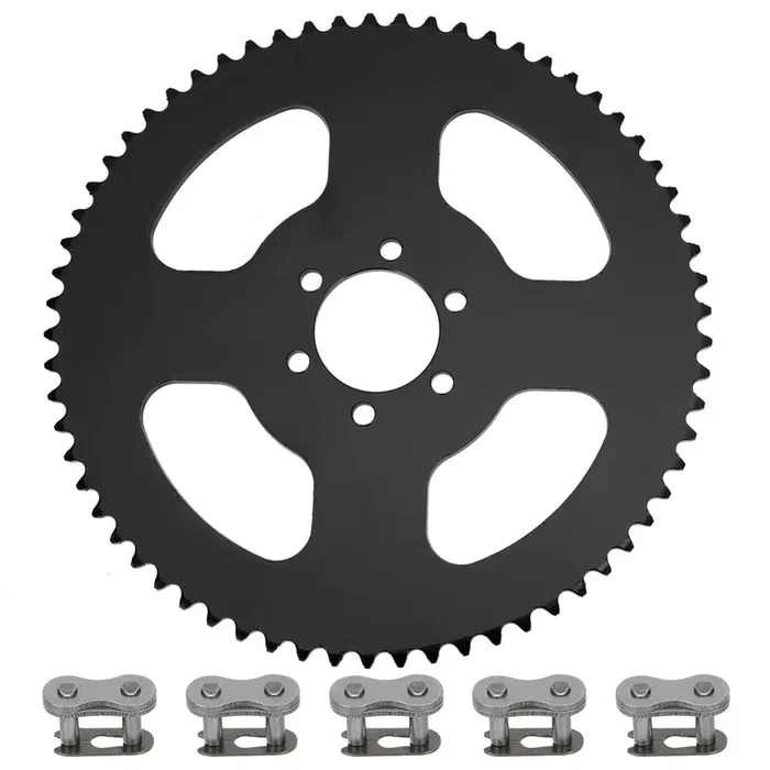 Yoxufa 35 Chain Sprocket Mini Bike Sprocket 65 Teeth Replacement For Coleman Ct100U Cc100X Ck100 Baja Doodle Bug Blitz Dirt Bug Racer Db30 Trailmaster Predator 79Cc 97 100Cc Go Kart Powersports Parts