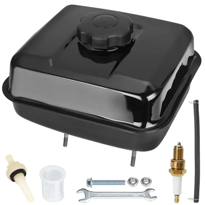 Yoxufa Gas Fuel Tank Replacement For Predator 212 196Cc Coleman Ct200U Bt200X Kt196 Baja Warrior Mb200 Yerf Dog Gx160 168F 200Cc 224Cc 6.5Hp 5.5Hp Powersports Mini Bike Go Kart Small Engine Parts