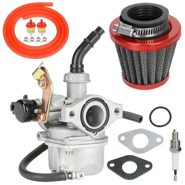 Yoxufa Pz19 Carburetor Carb Cable Choke For Taotao Baja Kazuma Loncin Sunl Peace Sports Kayo Fox Ssr Lazer 6 Kandi 50 70 90 110 125Cc Chinese 4 Wheeler Atv Quad Pit Dirt Bike Go Kart Cart Moped Parts
