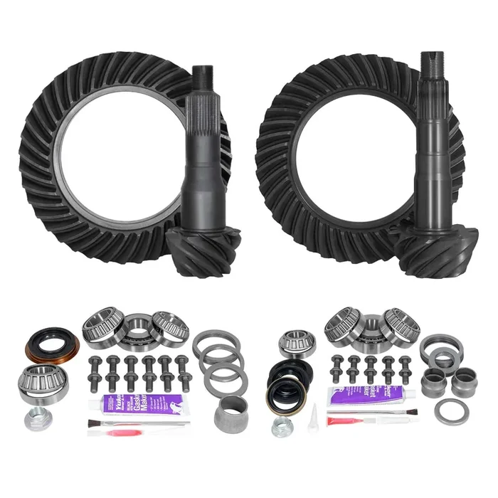 Yukon Gear & Axle Ring & Pinion Gear Kit Package Front & Rear With Install Kits – Toyota 8.75/8Ifs – Ygkt003-488