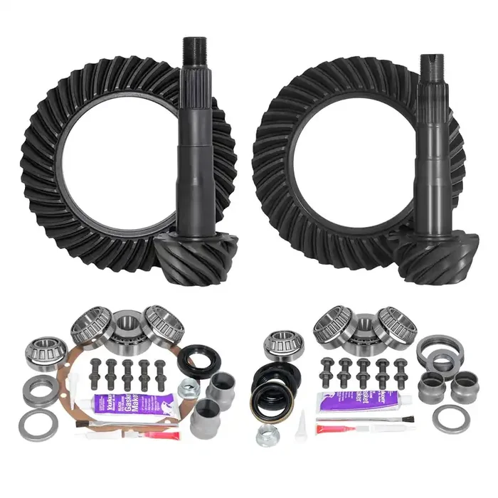 Yukon Gear & Axle Ring & Pinion Gear Kit Package Front & Rear With Install Kits – Toyota 8‘‘/8Ifs – Ygkt004-488