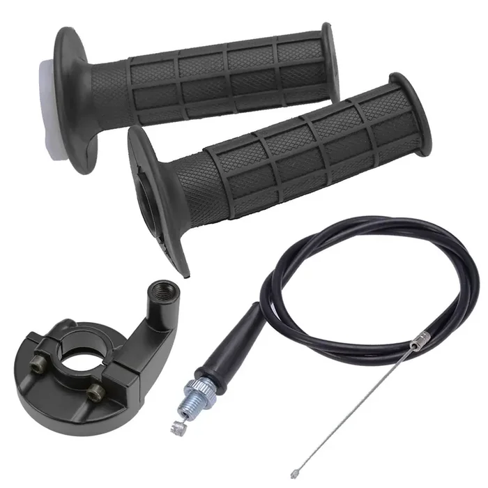 Zreneyfex H01012 Throttle Cable Grip Casing Set For Kawasaki Kx 60 65 80 85 100 125 250 Klx110 1974-2012